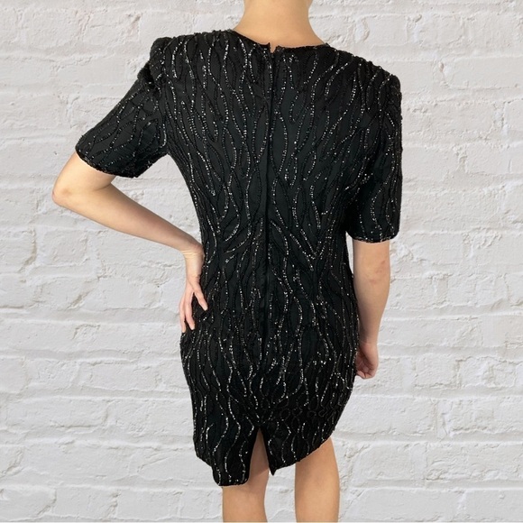 Stenay vintage 100% silk sequin dress, fantastic condition - Picture 4 of 6